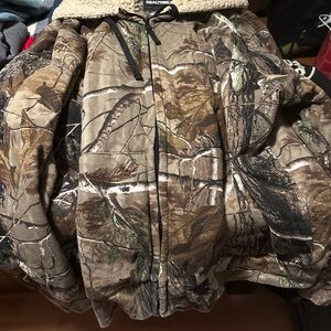 Realtree Sherpa-Lined Camouflage Jacket